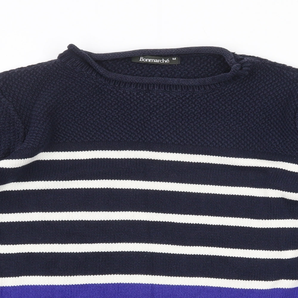 Womens UK Size M Bonmarché Blue Pullover Jumper