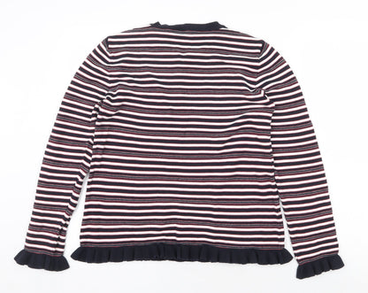 Womens UK Size 12 Papaya Multicoloured Pullover Jumper