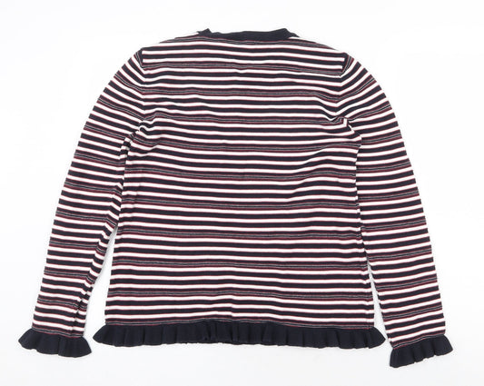 Womens UK Size 12 Papaya Multicoloured Pullover Jumper