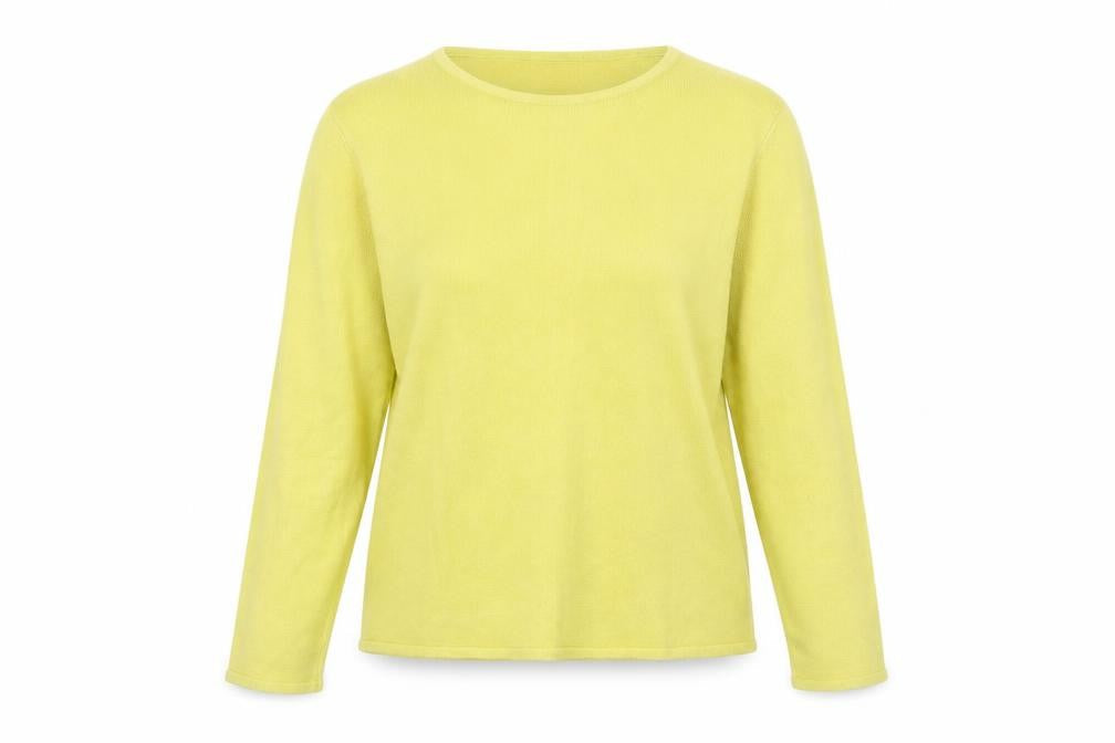 Womens UK Size 12 Bonmarché Yellow Pullover Jumper