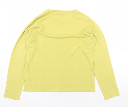 Womens UK Size 12 Bonmarché Yellow Pullover Jumper