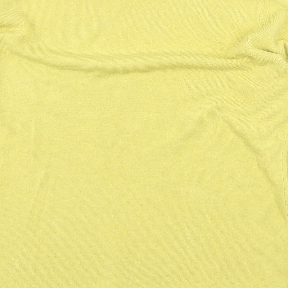 Womens UK Size 12 Bonmarché Yellow Pullover Jumper