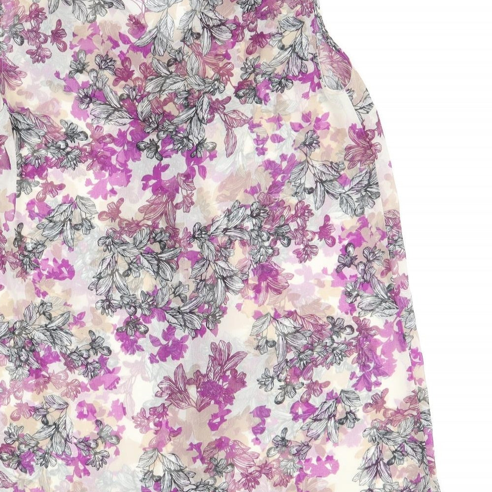 Womens UK Size 10 Per Una Multicoloured Basic Tank