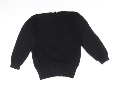 Womens UK Size L Oasis Black Pullover Jumper