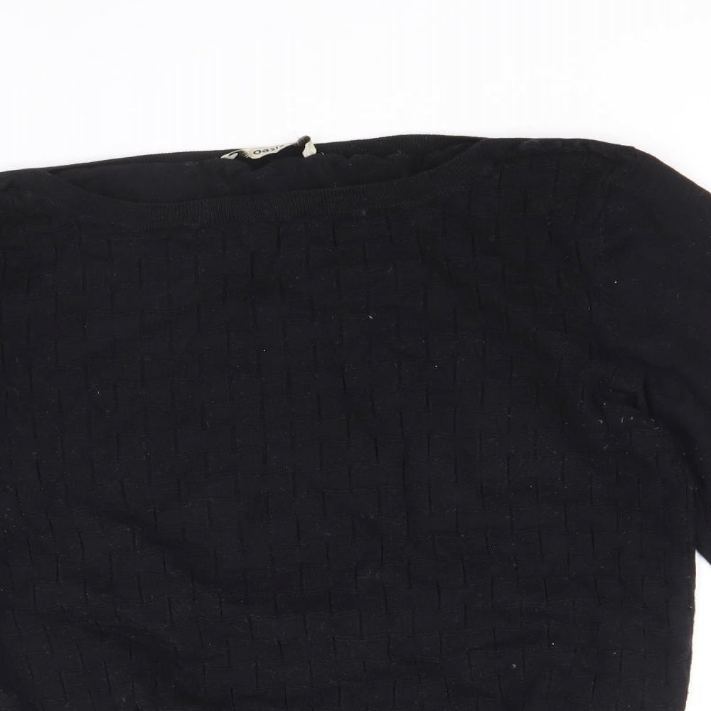 Womens UK Size L Oasis Black Pullover Jumper