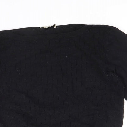 Womens UK Size L Oasis Black Pullover Jumper