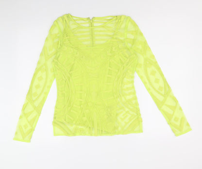 Womens UK Size 8 Marks and Spencer Green Basic Blouse