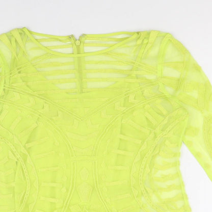 Womens UK Size 8 Marks and Spencer Green Basic Blouse