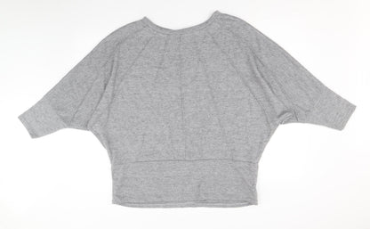 Womens UK Size L Roman Grey Pullover Jumper