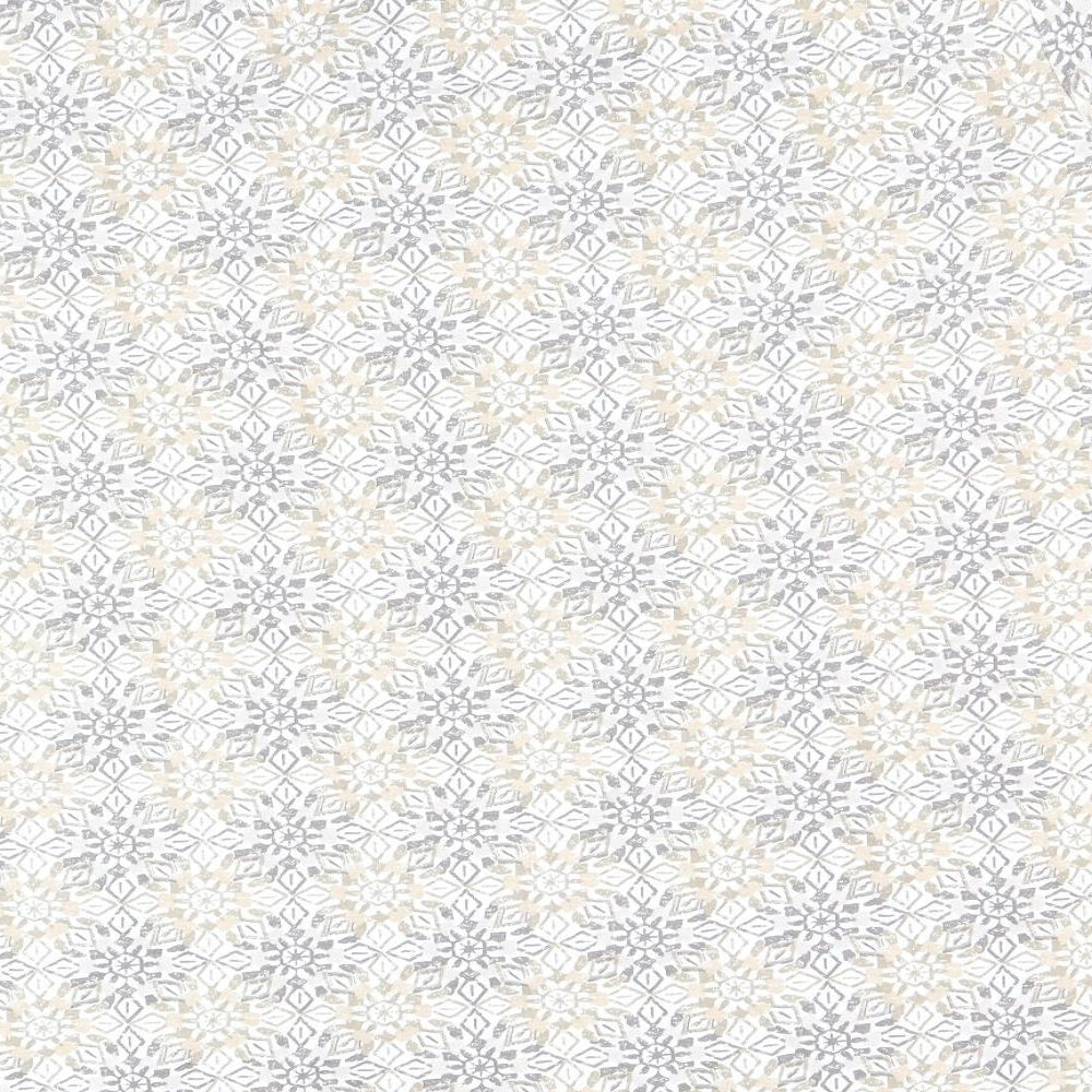 EWM Womens Beige Geometric 100% Cotton Basic T-Shirt Size XL Round Neck