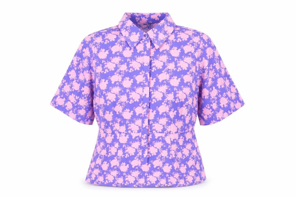 Womens UK Size S Vera Moda Multicoloured Basic Button-Up