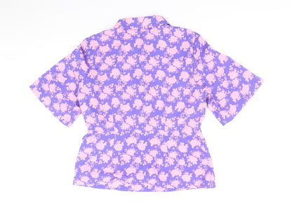 Womens UK Size S Vera Moda Multicoloured Basic Button-Up