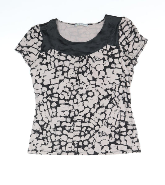 Womens UK Size 12 Marks and Spencer Black Basic Blouse
