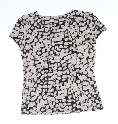 Womens UK Size 12 Marks and Spencer Black Basic Blouse