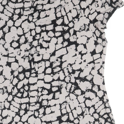 Womens UK Size 12 Marks and Spencer Black Basic Blouse