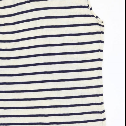 Womens UK Size 16 Marks and Spencer Ivory Basic Tank