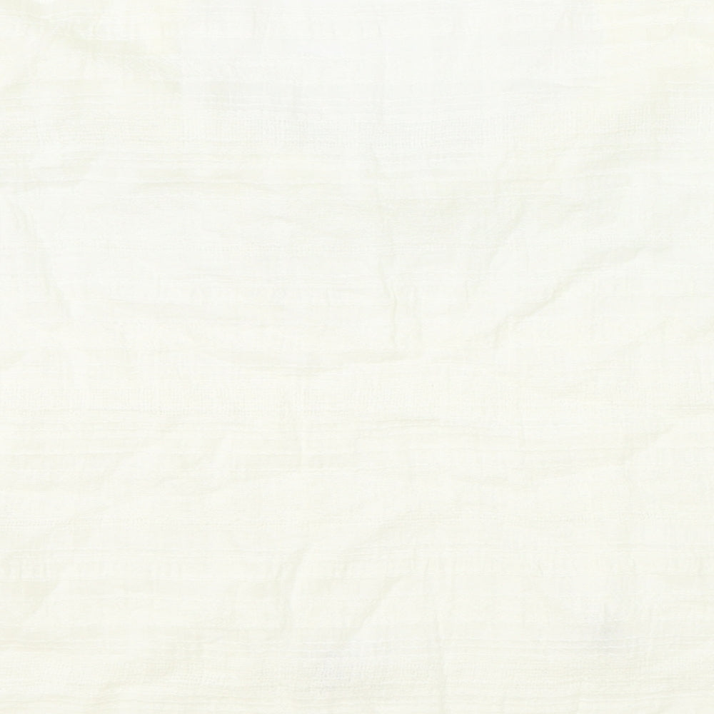 Womens UK Size L Preworn Ivory Basic Blouse