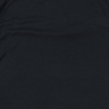 Womens UK Size XL Papaya Black Basic Blouse