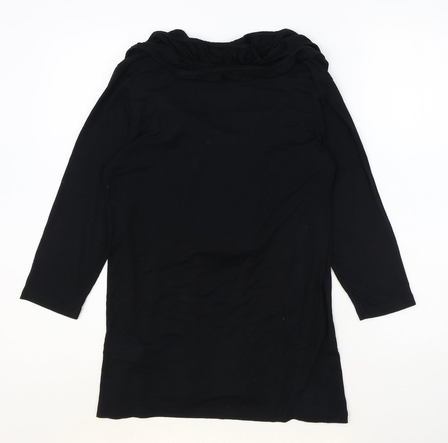 Womens UK Size 14 James Lakeland Black Basic T-Shirt