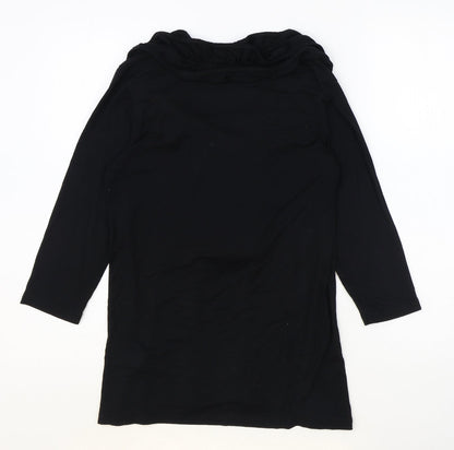Womens UK Size 14 James Lakeland Black Basic T-Shirt