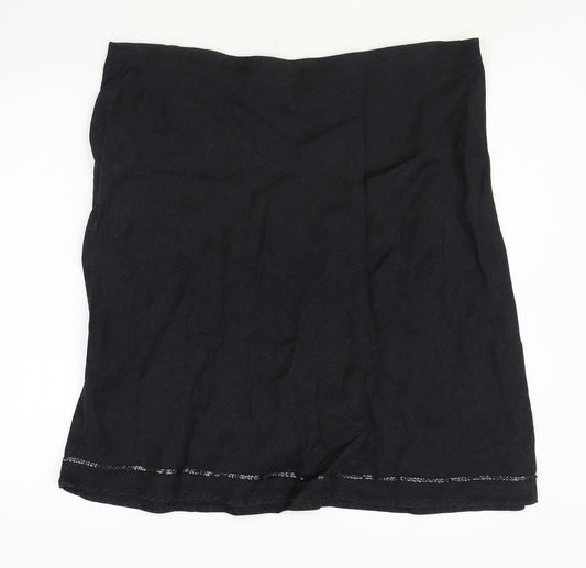 Debenhams Womens Grey Linen Straight & Pencil Skirt Size 18