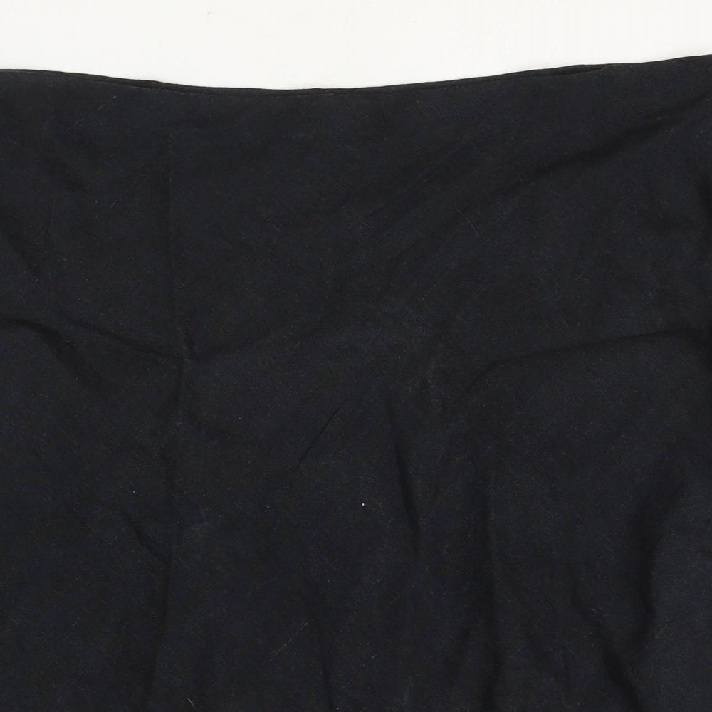 Debenhams Womens Grey Linen Straight & Pencil Skirt Size 18