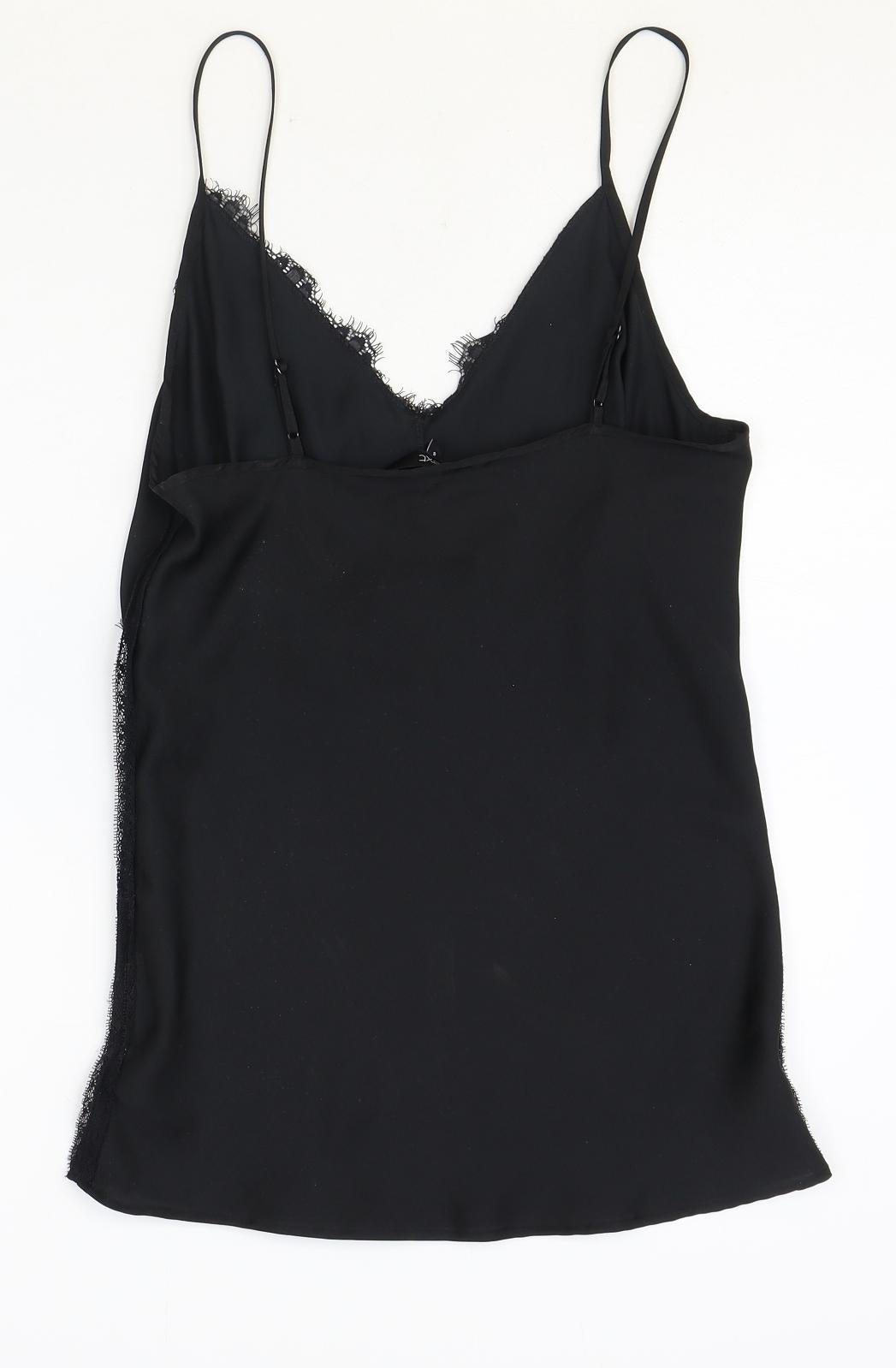 Womens UK Size 8 NEXT Black Basic Tank