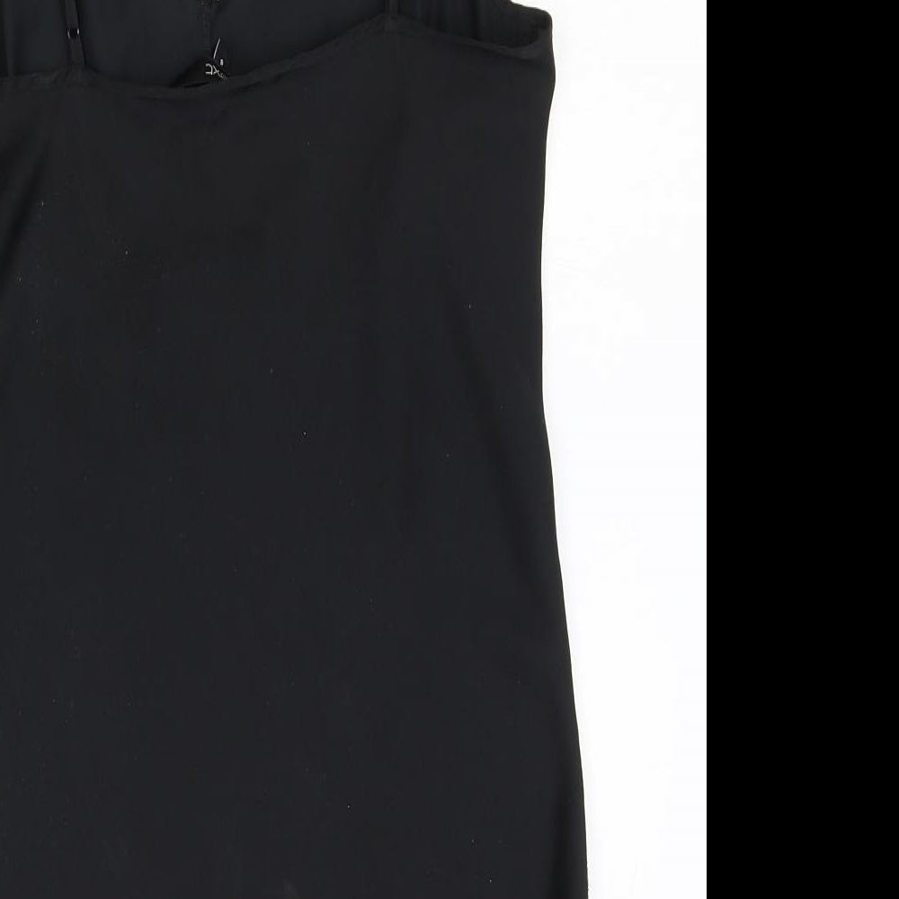 Womens UK Size 8 NEXT Black Basic Tank