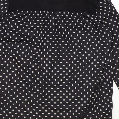 Womens UK Size XS H&M Blue Basic Blouse