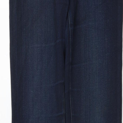Womens UK Size 26 in Paige Relaxed Fit Skinny Blue Jeans