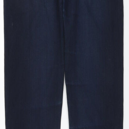 Womens UK Size 26 in Paige Relaxed Fit Skinny Blue Jeans