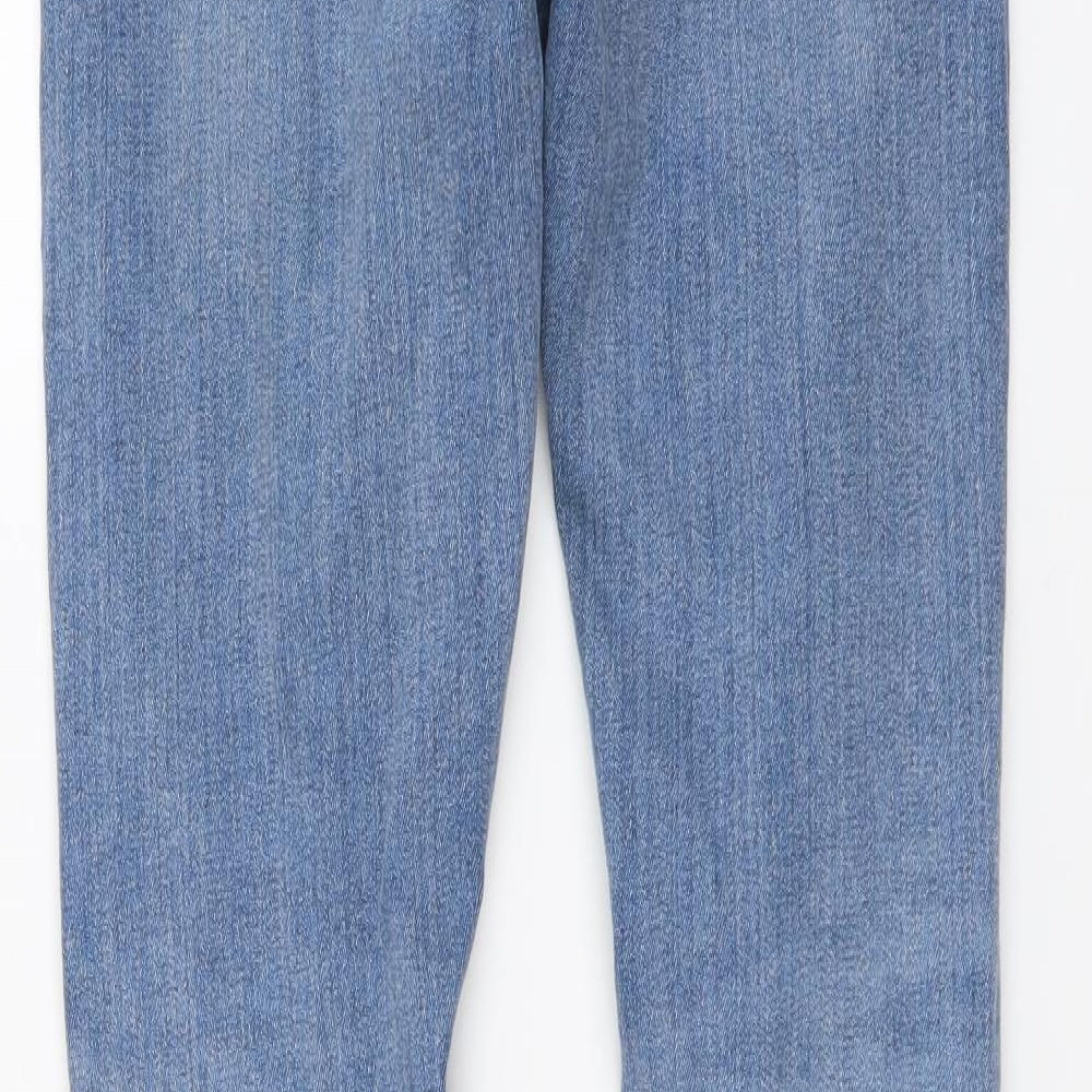 New Look Mens Blue Cotton Skinny Jeans Size 30 in L34 in Regular Button