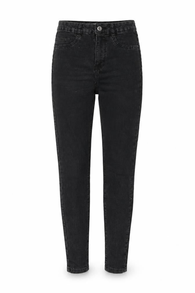 Womens UK Size S Pull&Bear Regular Fit Skinny Black Jeans