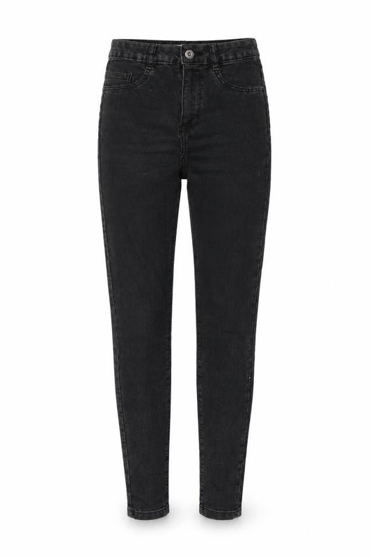 Womens UK Size S Pull&Bear Regular Fit Skinny Black Jeans