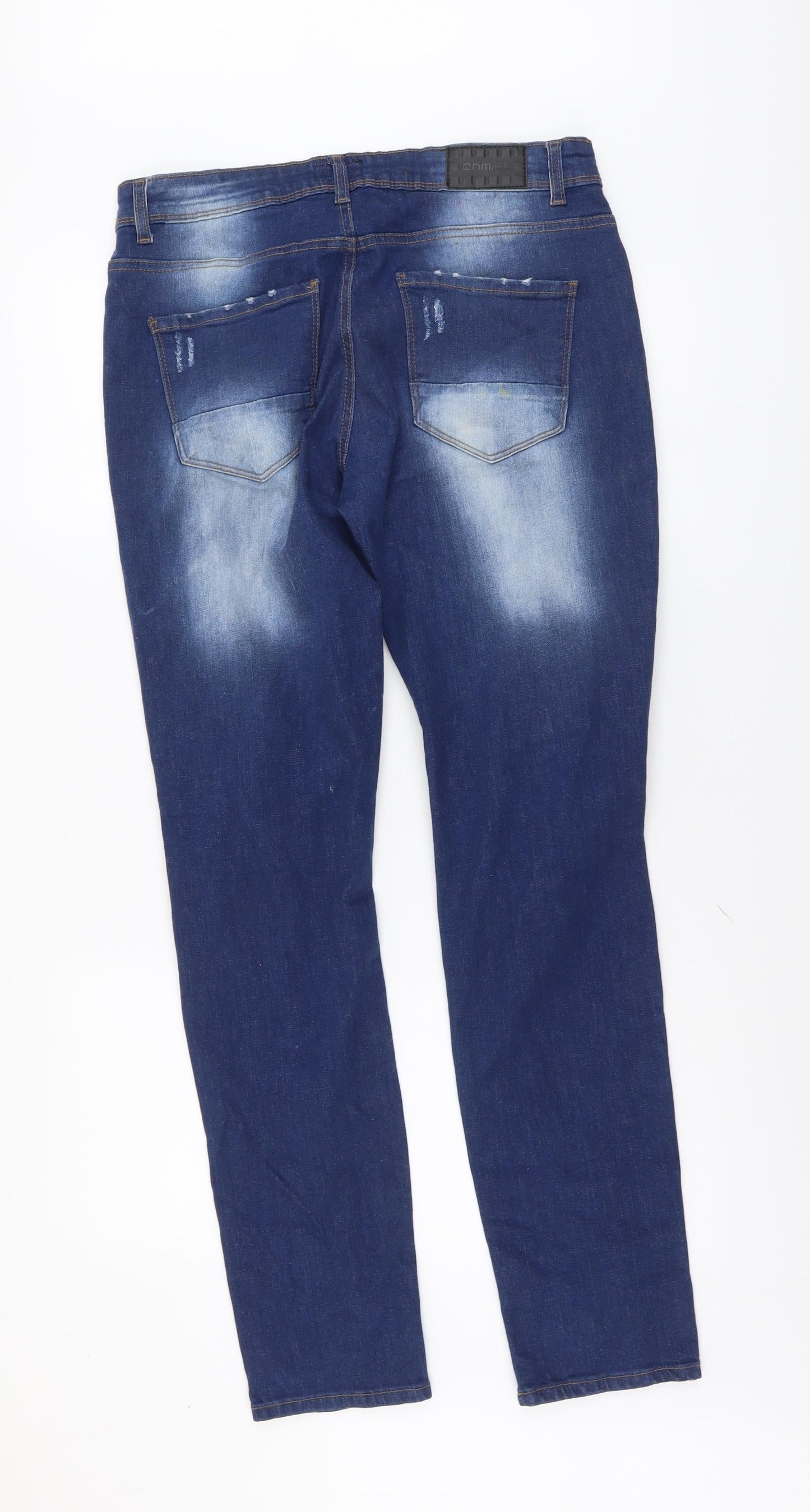 Mens UK Size 32 in ONM Regular Fit Straight Blue Jeans