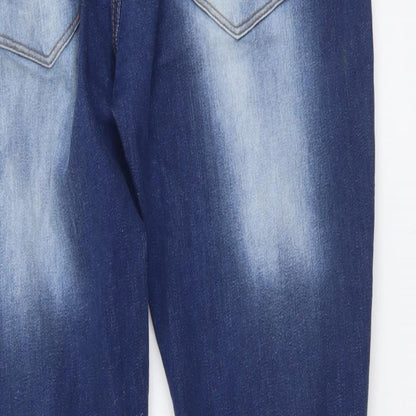 Mens UK Size 32 in ONM Regular Fit Straight Blue Jeans