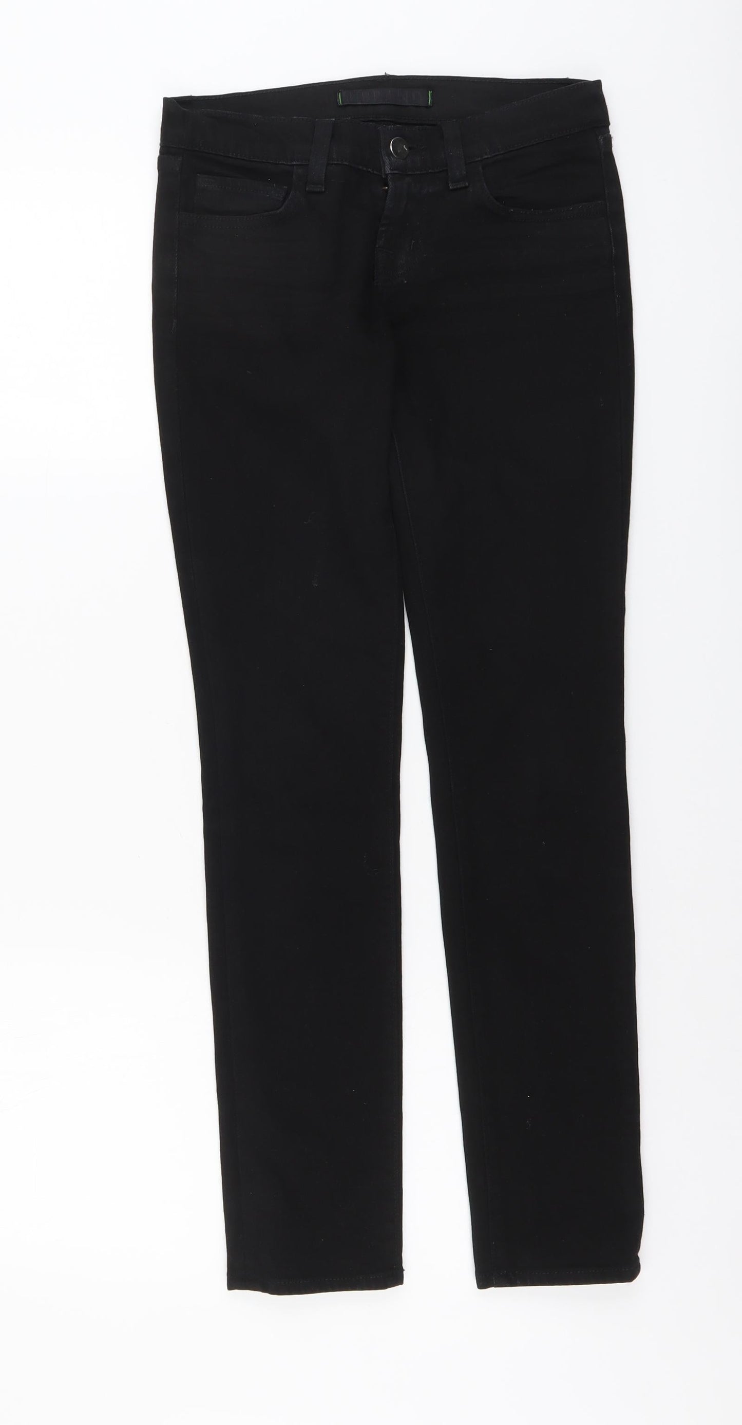 Womens UK Size 26 in J Brand Regular Fit Skinny Black Jeans