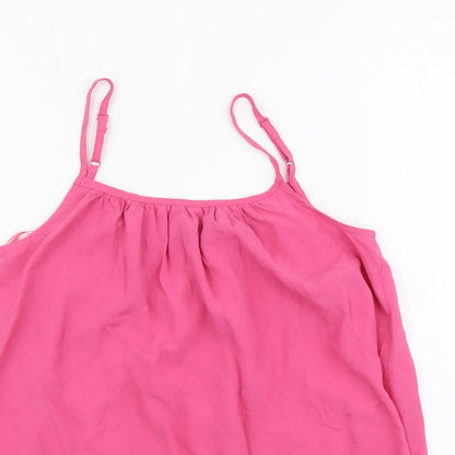 Womens UK Size 6 Marks and Spencer Pink Basic Tank