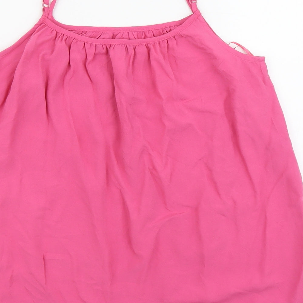 Womens UK Size 6 Marks and Spencer Pink Basic Tank
