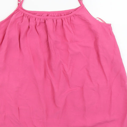 Womens UK Size 6 Marks and Spencer Pink Basic Tank