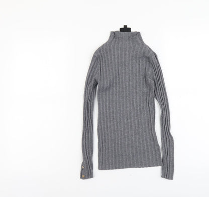 Womens UK Size 4XL Topshop Grey Pullover Jumper