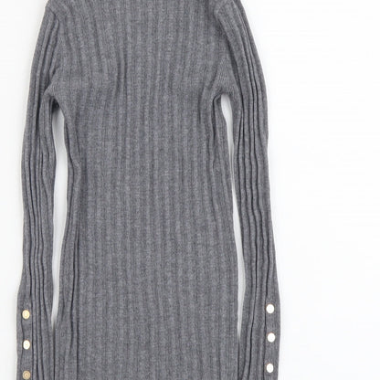 Womens UK Size 4XL Topshop Grey Pullover Jumper