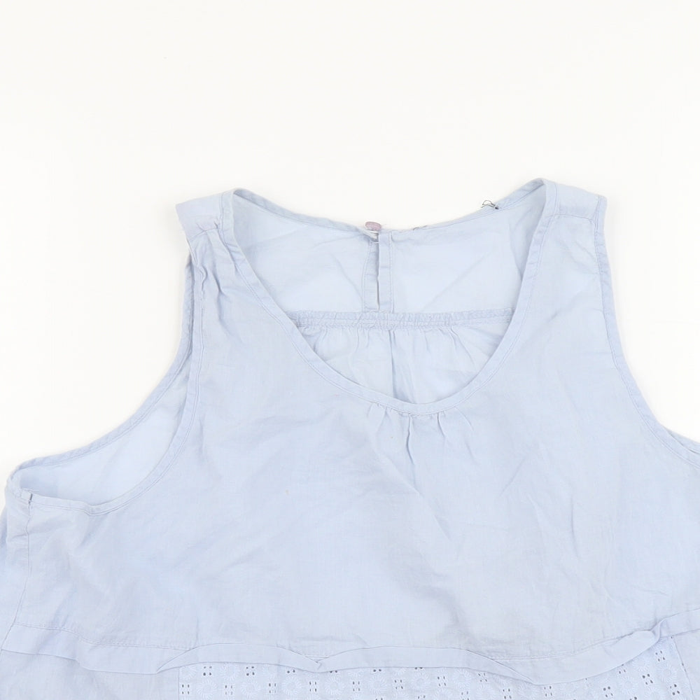 Womens UK Size 14 Atmosphere Beige Basic Tank