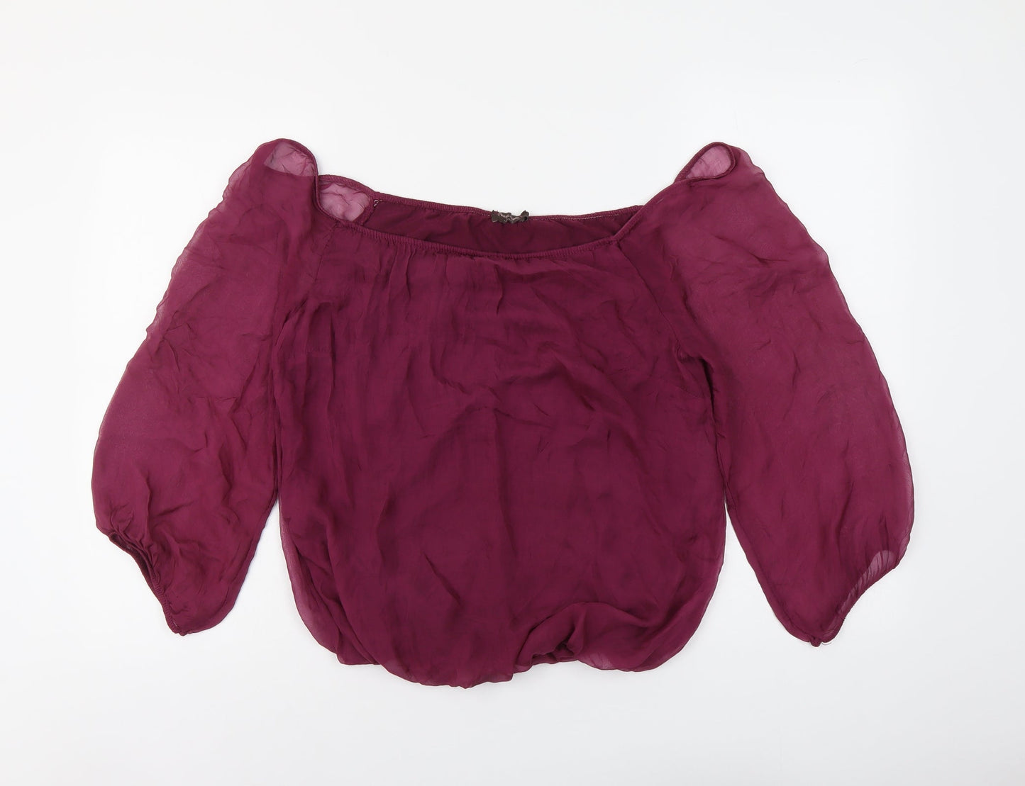 Womens UK Size M Phase Eight Purple Basic Blouse