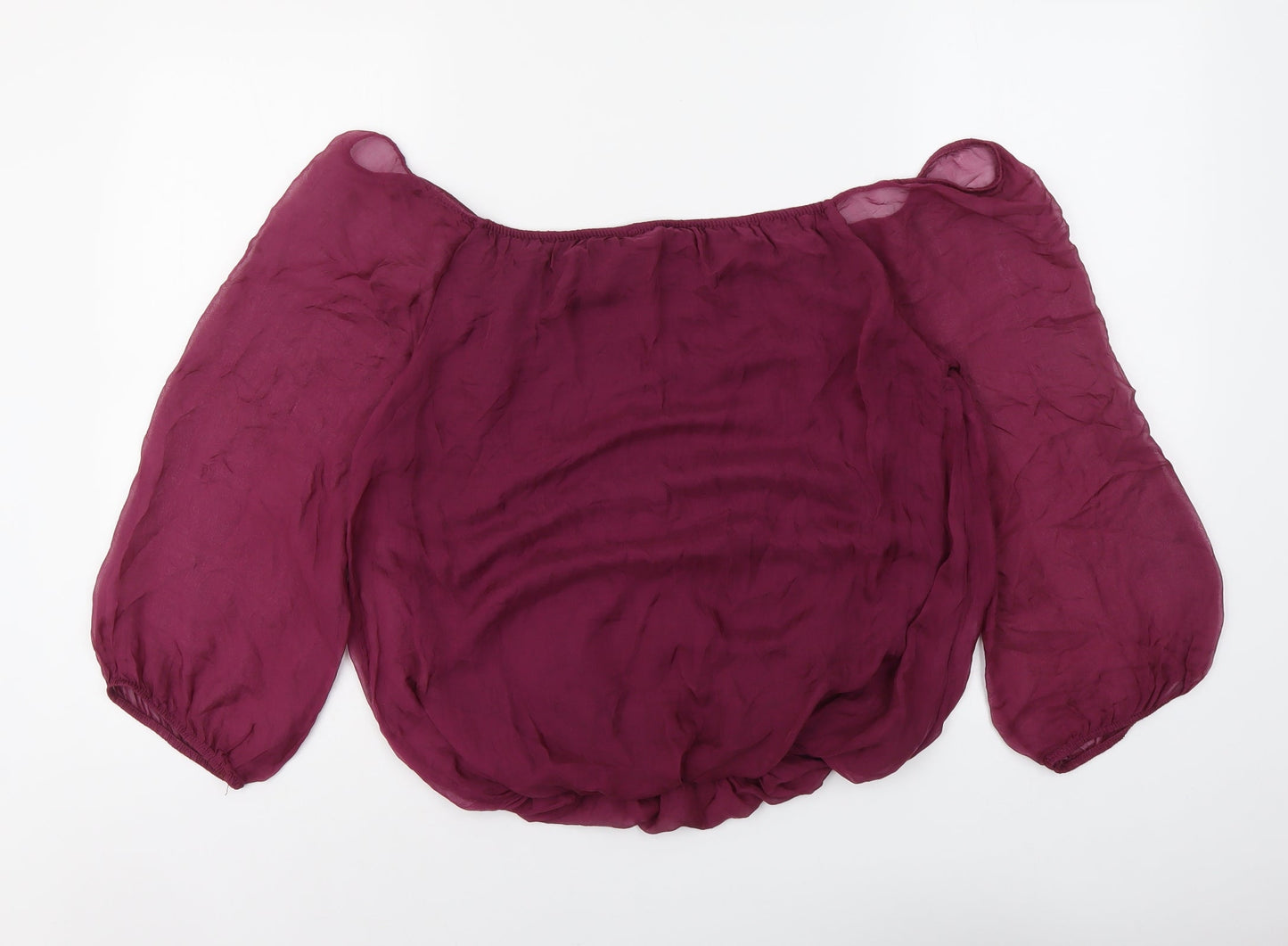 Womens UK Size M Phase Eight Purple Basic Blouse