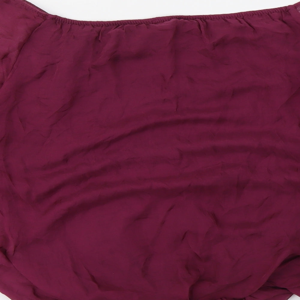 Womens UK Size M Phase Eight Purple Basic Blouse