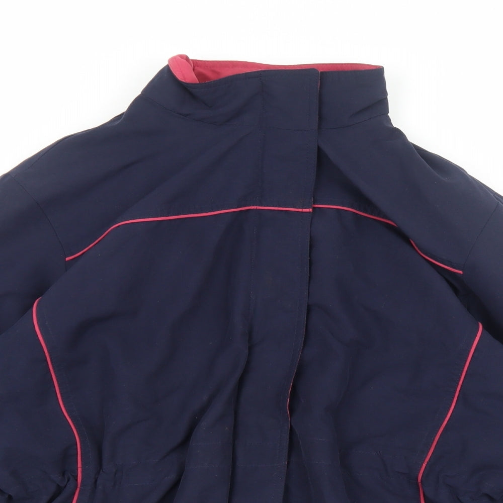 Womens UK Size L Proquip Blue Windbreaker Coat
