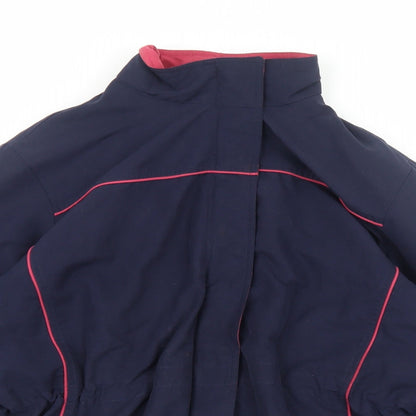 Womens UK Size L Proquip Blue Windbreaker Coat