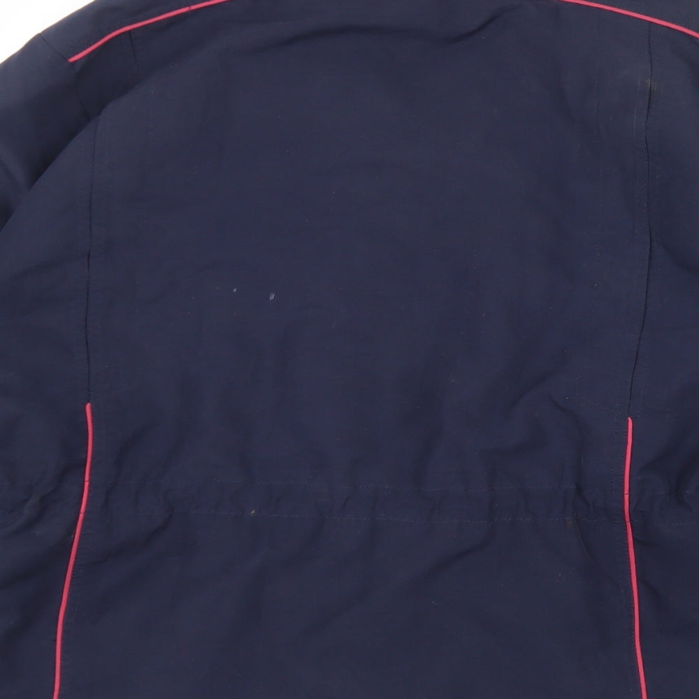 Womens UK Size L Proquip Blue Windbreaker Coat