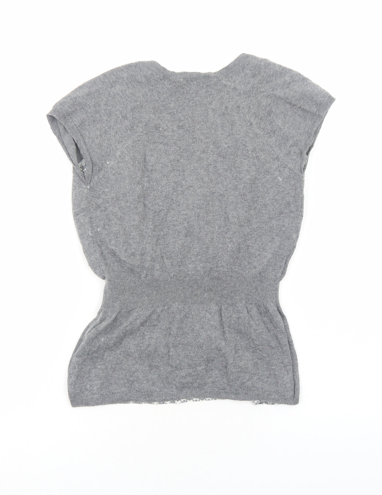Womens UK Size 12 Marks and Spencer Grey Basic Blouse